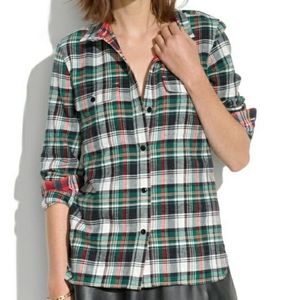 Madewell Ex Boyfriend Flannel Shirt